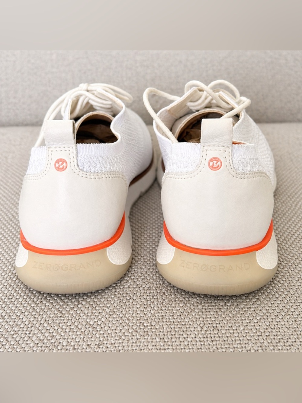 Cole Haan ZERØGRAND White Oxford Sneakers | Women’s 10.5B | Excellent - Picture 2 of 3